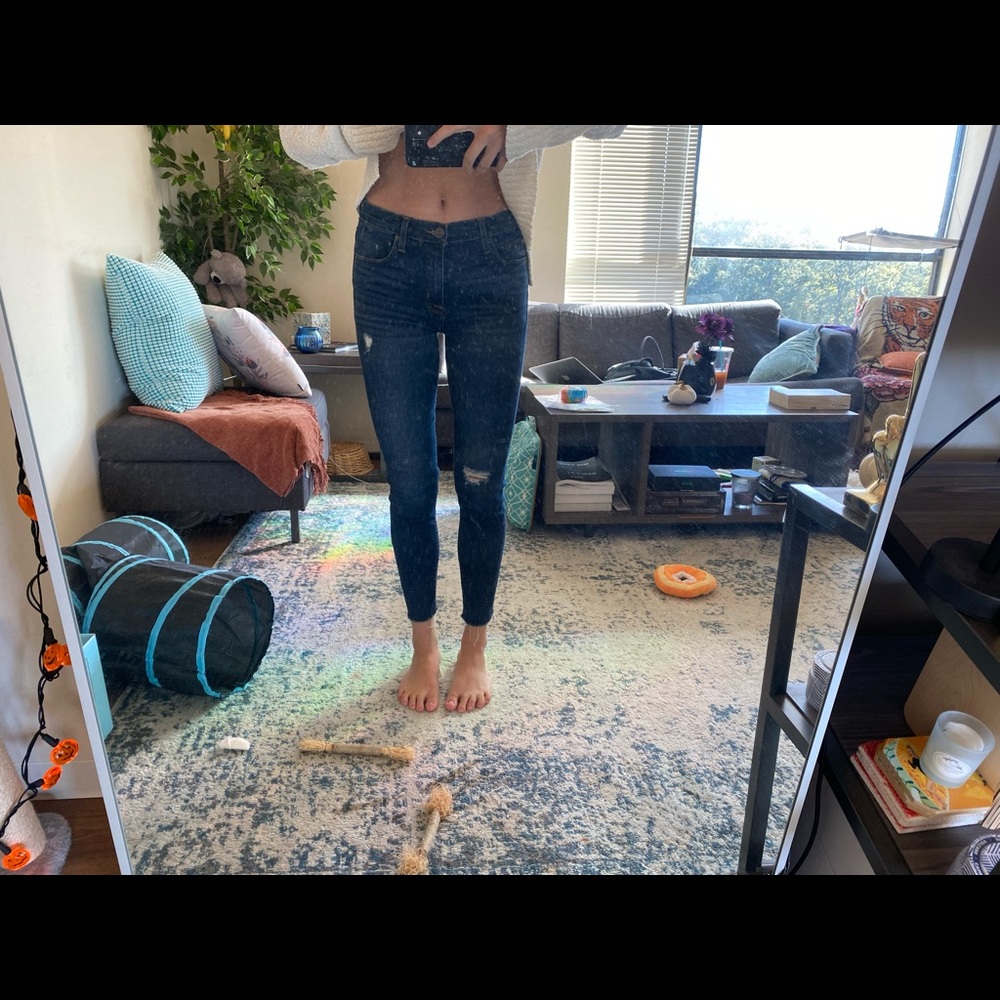Hudson denim mid rise jeans